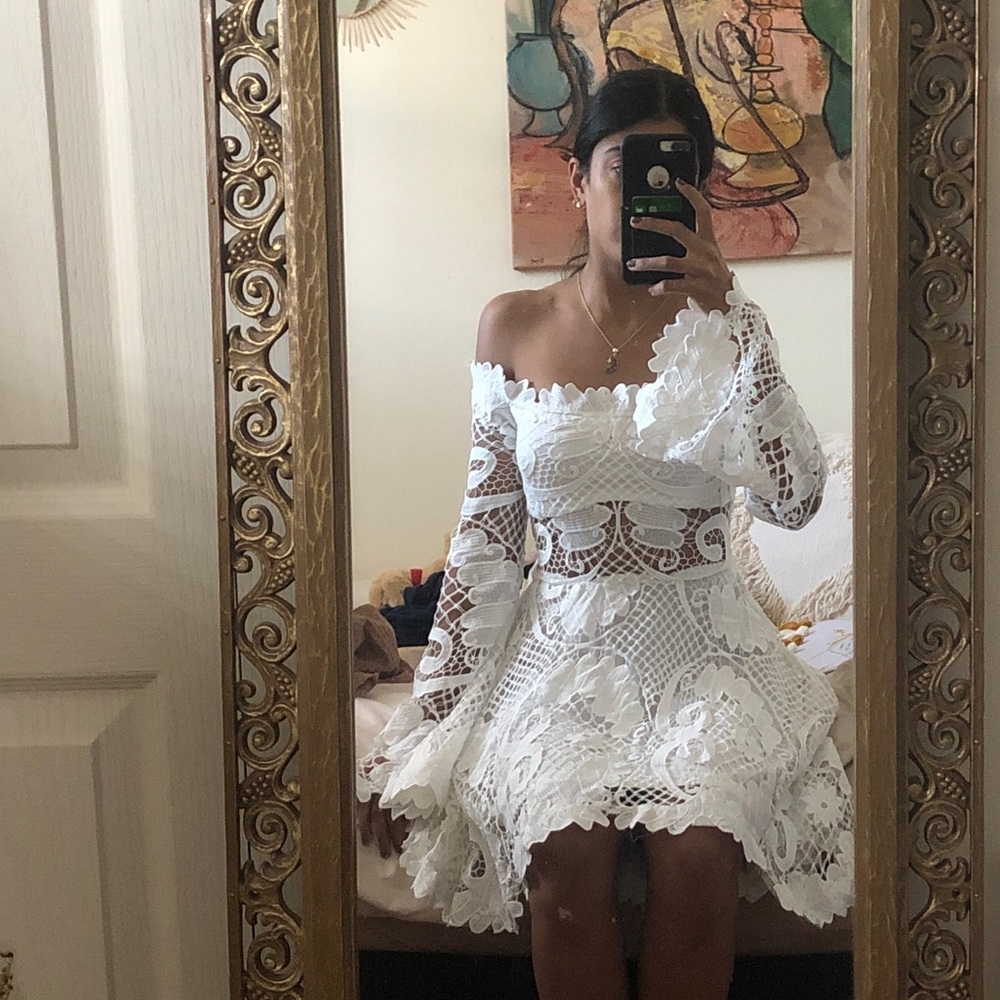 2 for $55 - Off the Shoulder Lace Dress